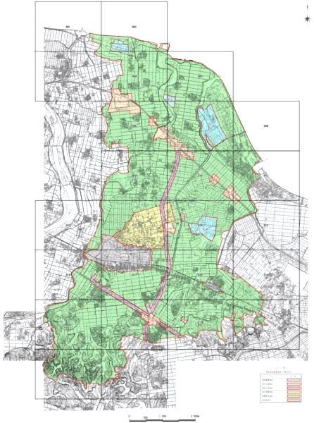 特定用途制限地域の地図