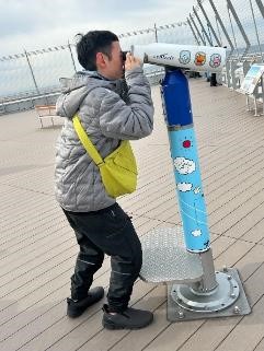 飛行機の離陸を見て