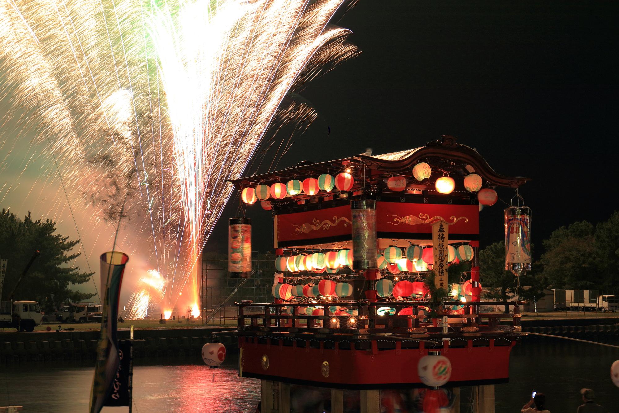 大淀ぎおん祭と花火大会2025