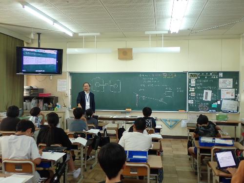 出前授業の様子