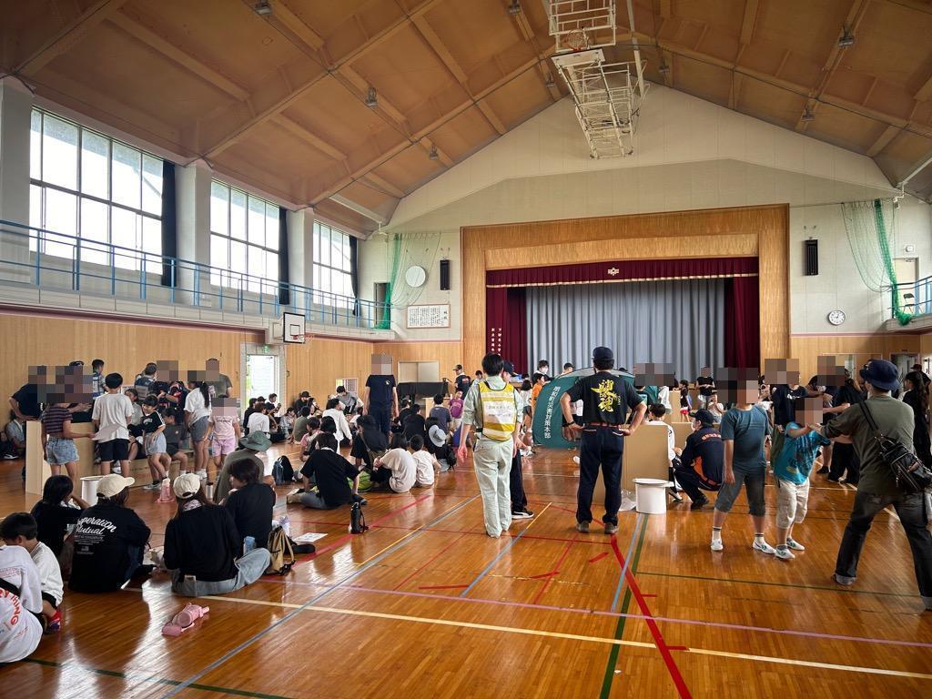 避難所運営の様子